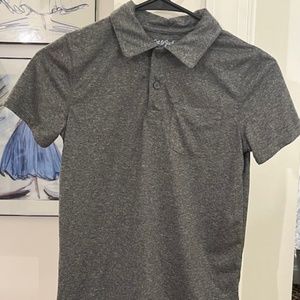 Cat & Jack boys Gray SS polo shirt.  Like new condition 8/10